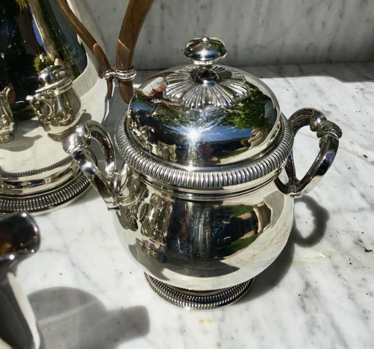Christofle. Silver-plated Tea And Coffee Set-photo-2
