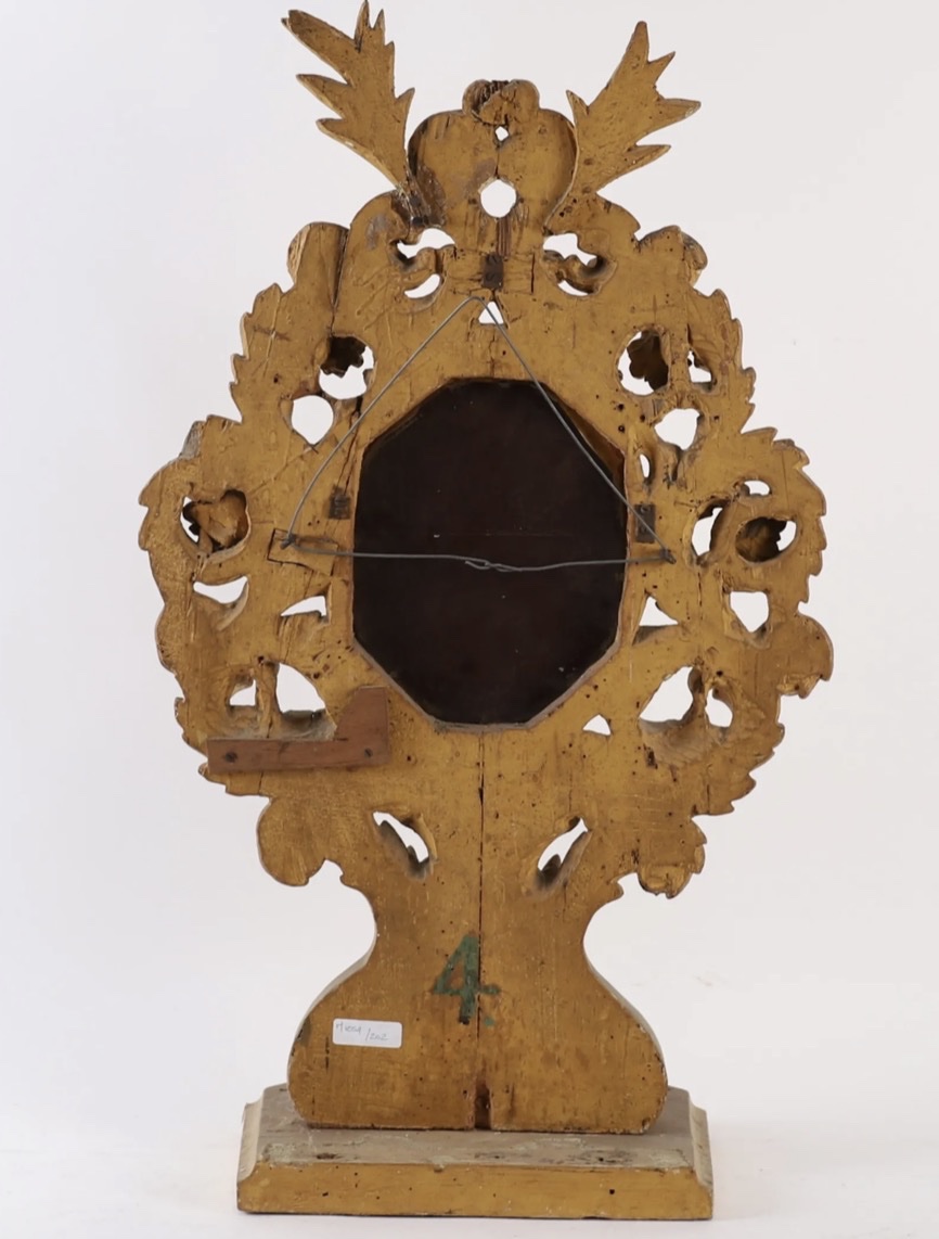 19th-century Louis XV-style Tabletop Mirror-photo-2