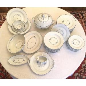 Bernardaud Limoges.service de table Hortense en porcelaine 