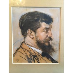 Marcel Baschet: 3 Preparatory Studies For The Painting Housed At The Palace Of Versailles 