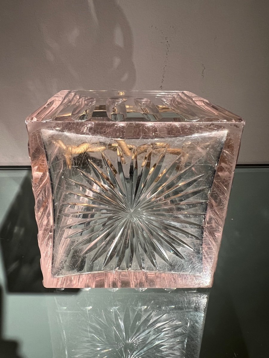 Roze Crystal Pannier, Attributed To L’escalier De Cristal, Napoleon III, Ca. 1867.-photo-7