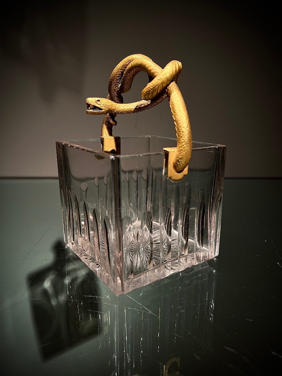Roze Crystal Pannier, Attributed To L’escalier De Cristal, Napoleon III, Ca. 1867.