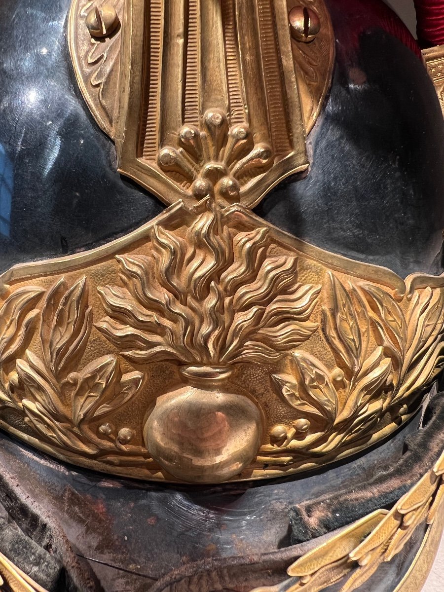Casque D’officier De Cuirassiers, Modèle 1872 Modifié En 1874, France, Troisième République.-photo-2