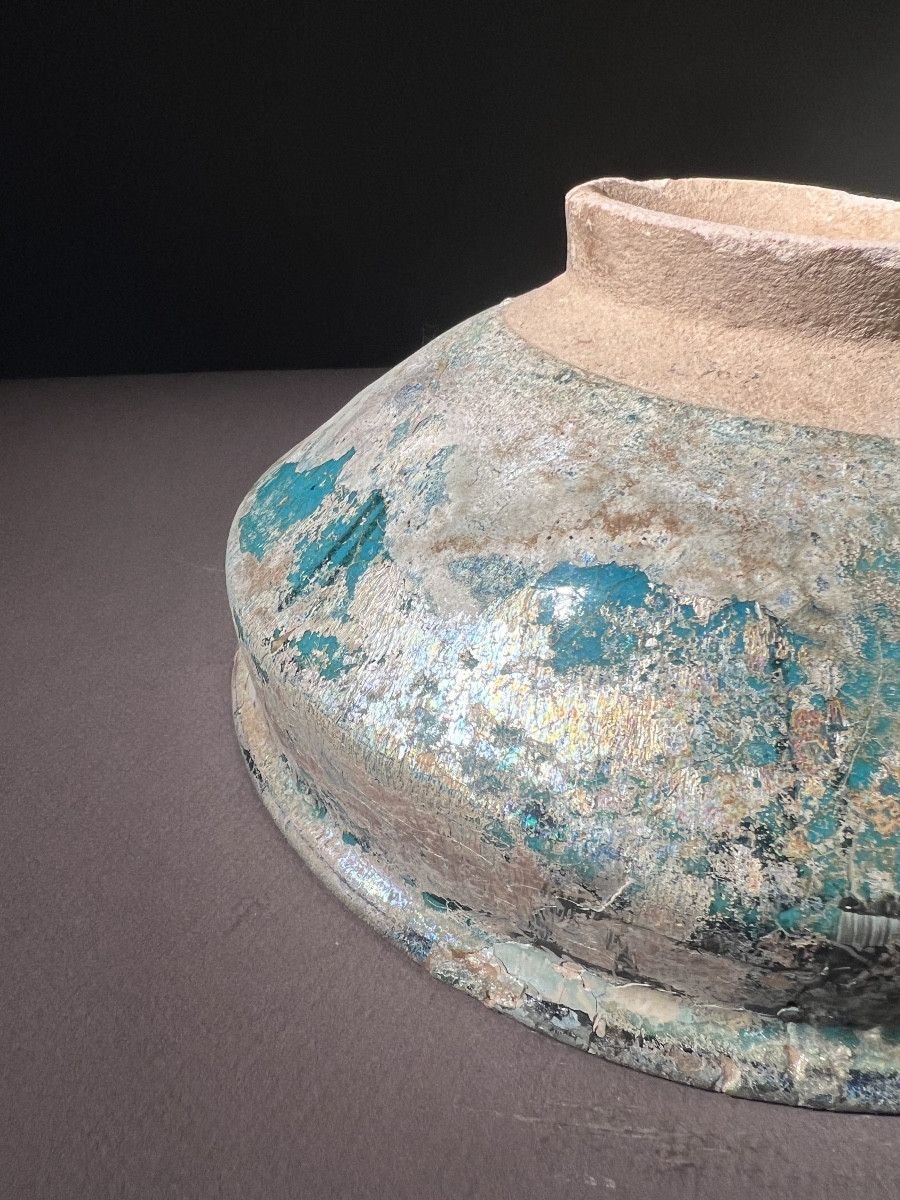 Glazed Earthenware Cup From Kashan, Persia, 14th-15th Century.-photo-4