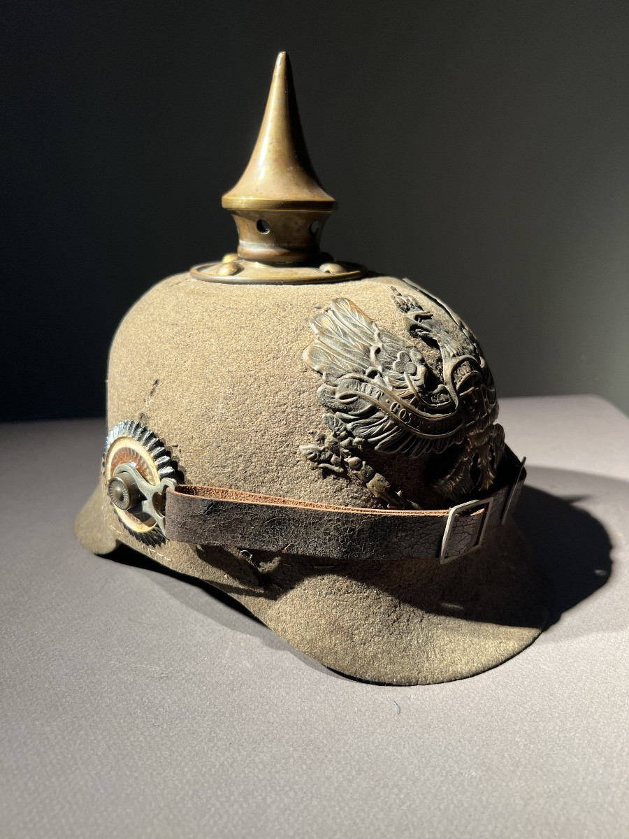 Ersatz Infantry Other Ranks Pickelhaube, Prussia Circa 1914-1915.-photo-3