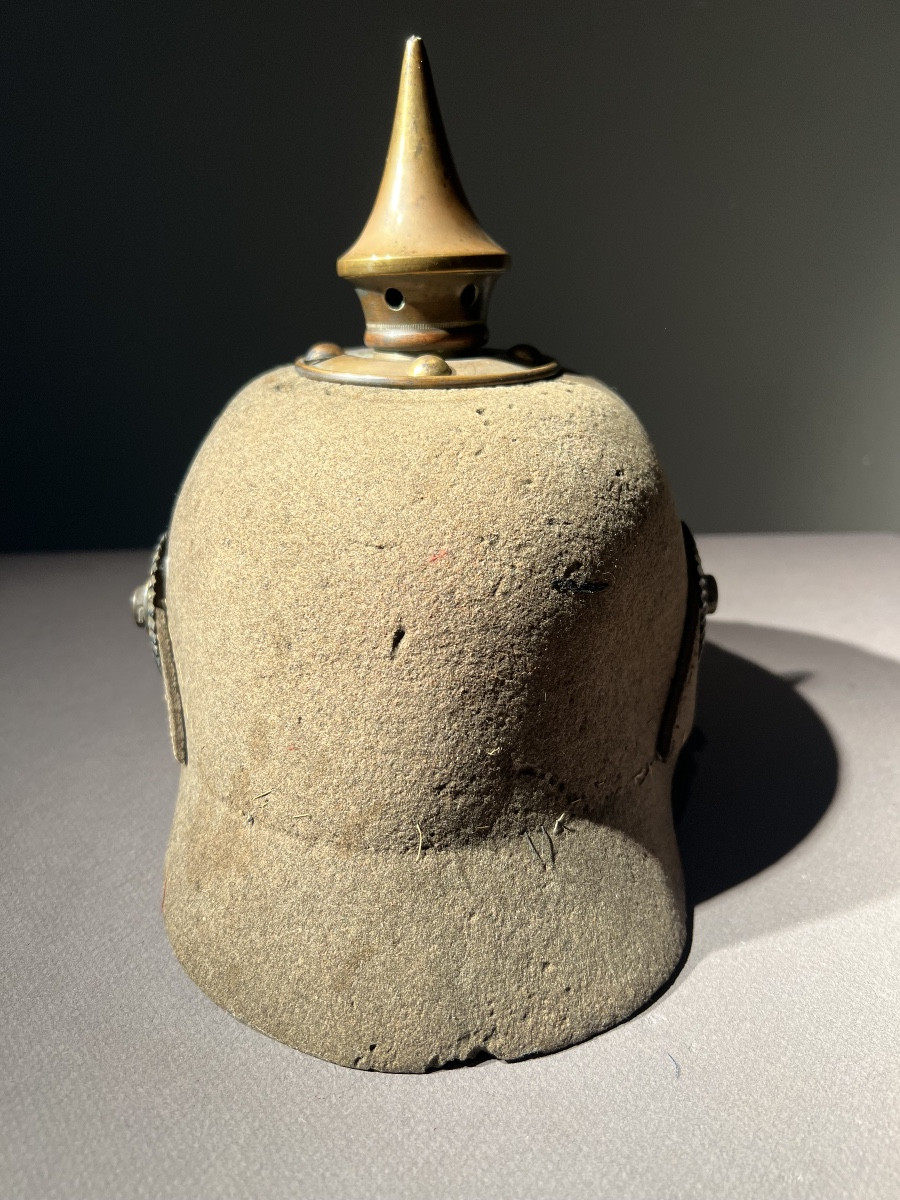 Ersatz Infantry Other Ranks Pickelhaube, Prussia Circa 1914-1915.-photo-4
