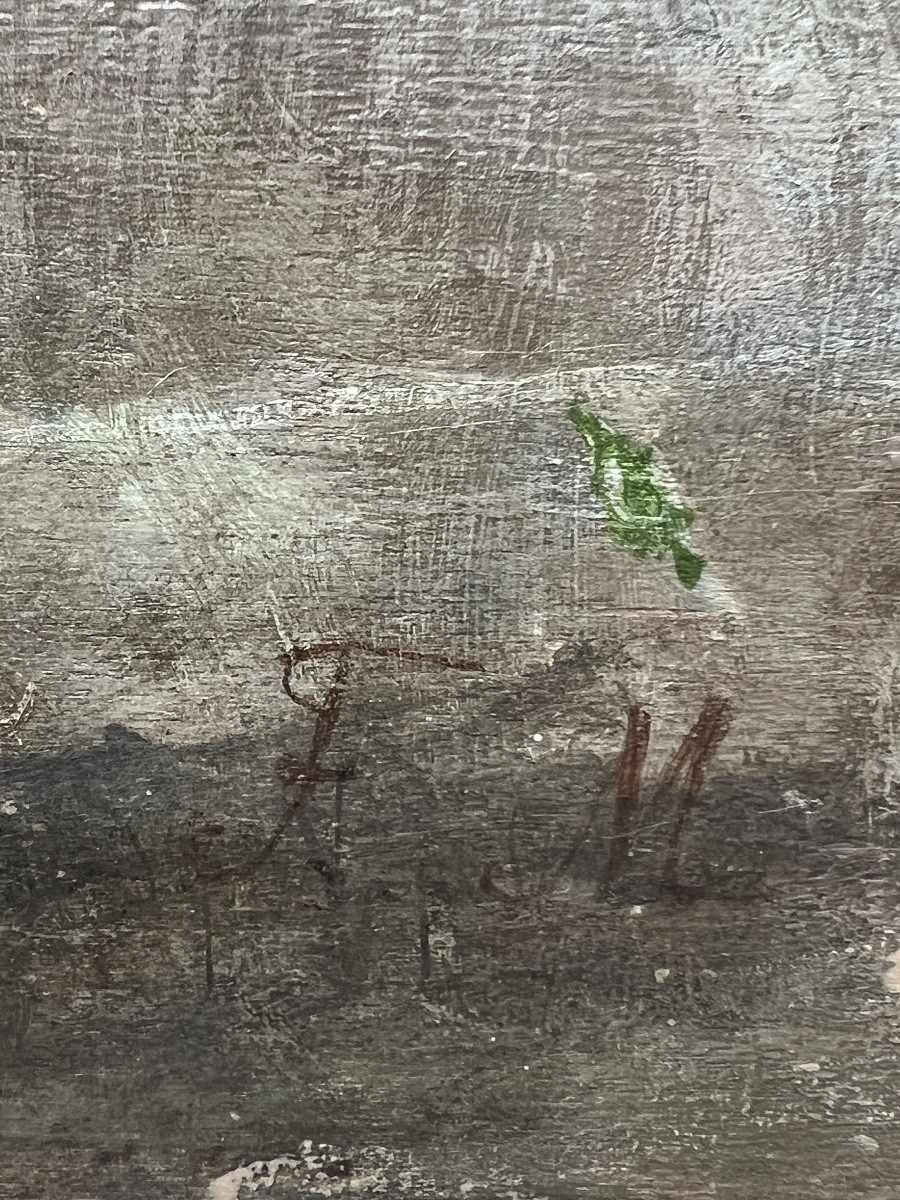 Francesco Mancini (1830-1905), Blessing Of The Neapolitan Fishing Boats, Oil, Ca. 1880.-photo-1