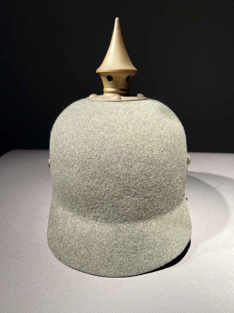 Ersatz Troop Pickelhaube In Felt, Infantry Reg., Baden, Mod. 1914-1915.-photo-4