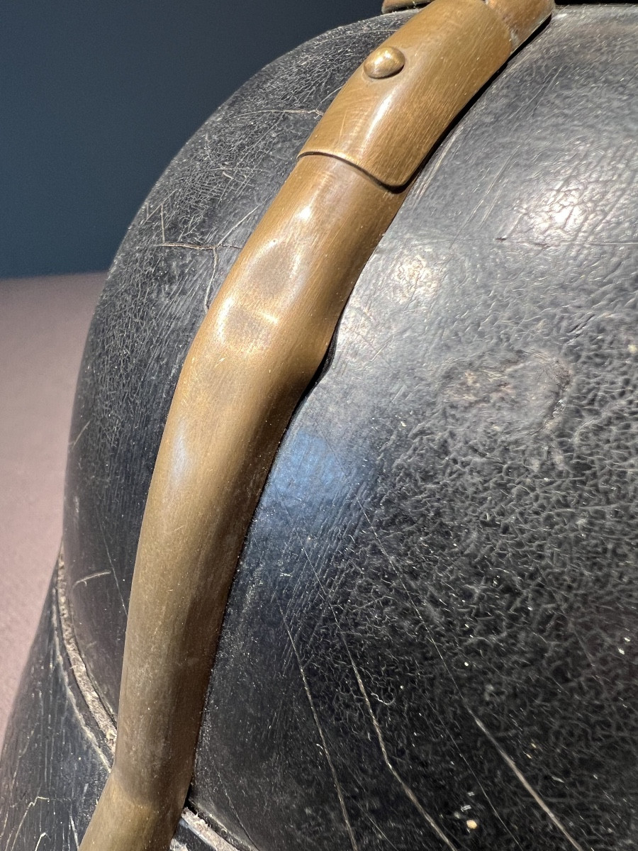 Prussian Private Pickelhaube, 157th Regiment Model 1895, Dated 1910-1914.-photo-3