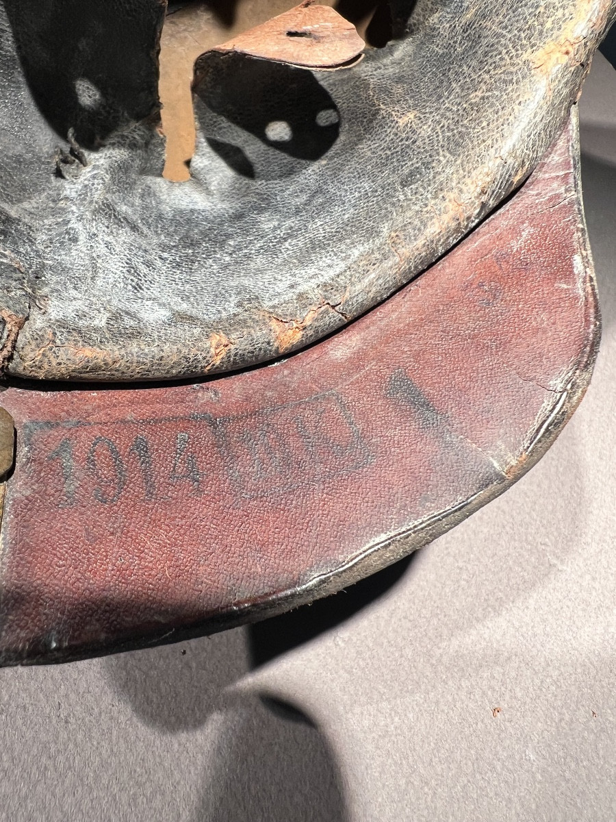 Prussian Private Pickelhaube, 157th Regiment Model 1895, Dated 1910-1914.-photo-4