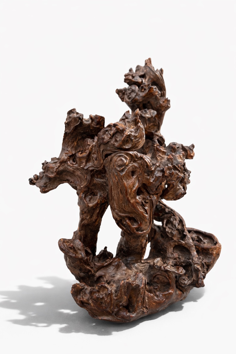 Objet de contemplation (scholar root ou gongshi), bois, Chine, epoque Qing.-photo-2