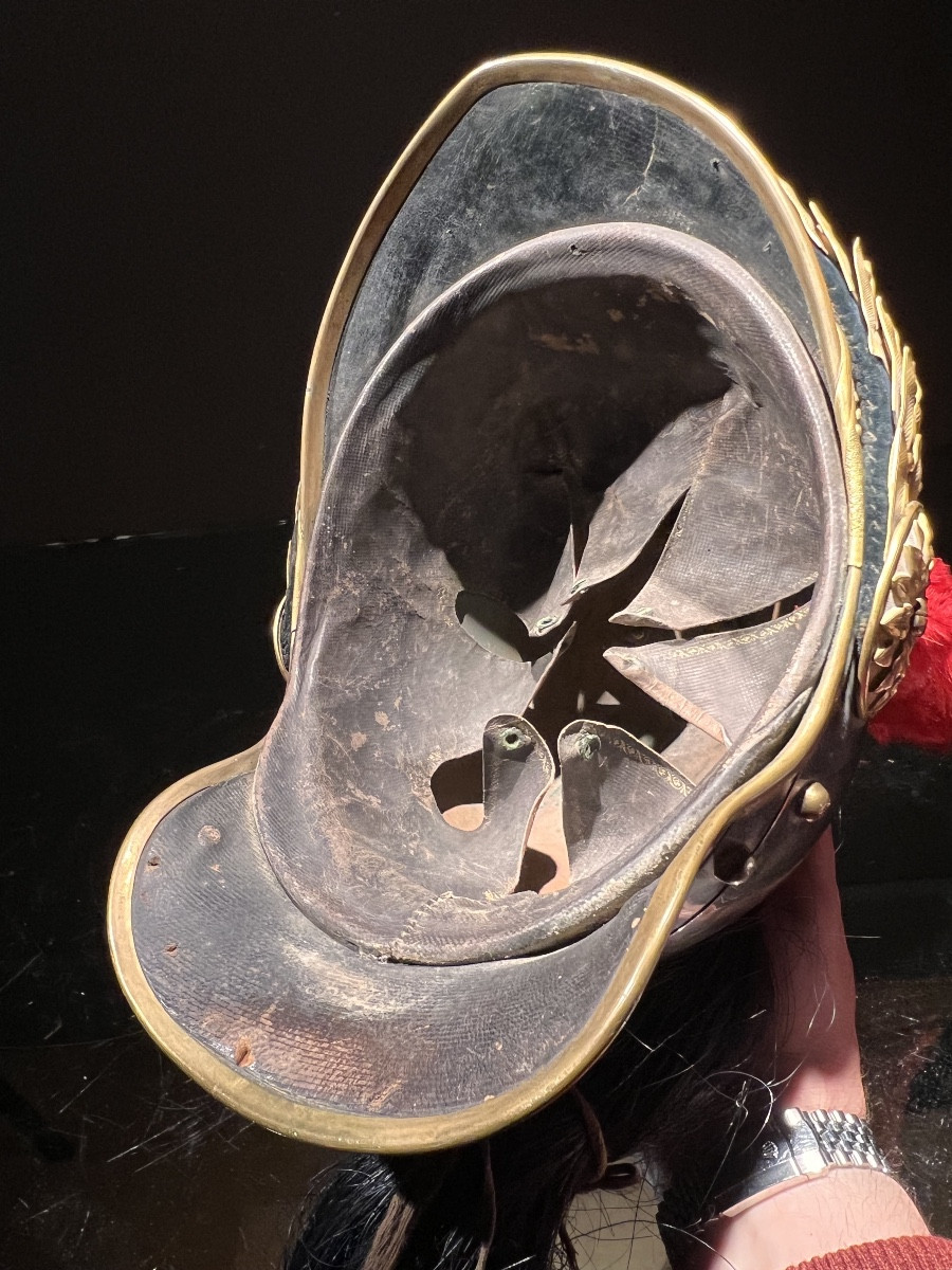 Dragoon Officer's Helmet, Mod. 1872-1874, France, Third Republic.-photo-3