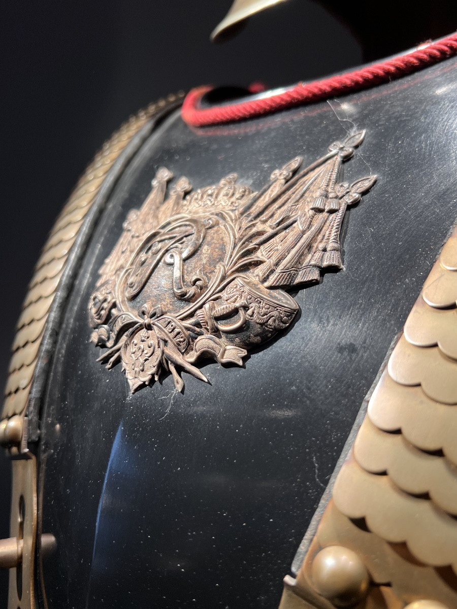 Casque mod. 1889  et cuirasse de troupe mod. 1897 de Garde du Corps Prussien, 1912.-photo-4