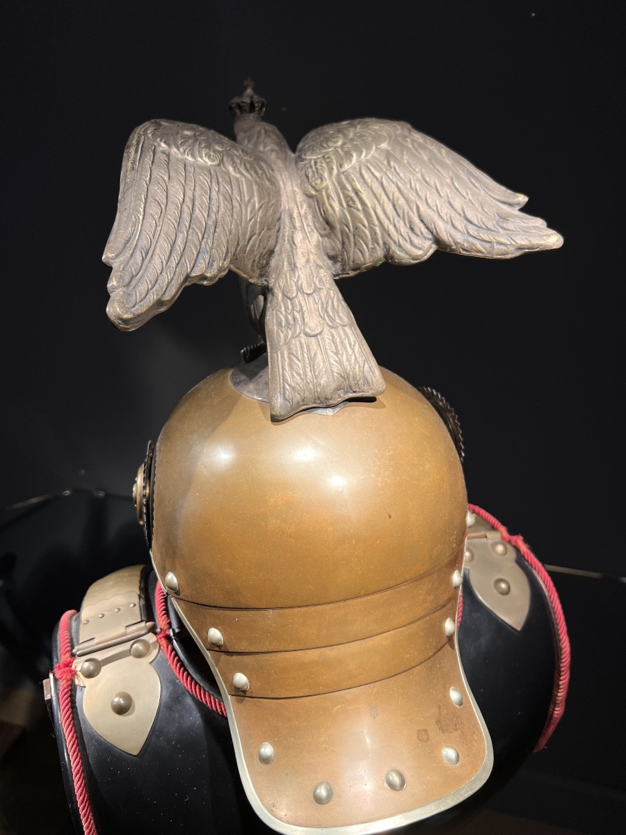Casque mod. 1889  et cuirasse de troupe mod. 1897 de Garde du Corps Prussien, 1912.-photo-2