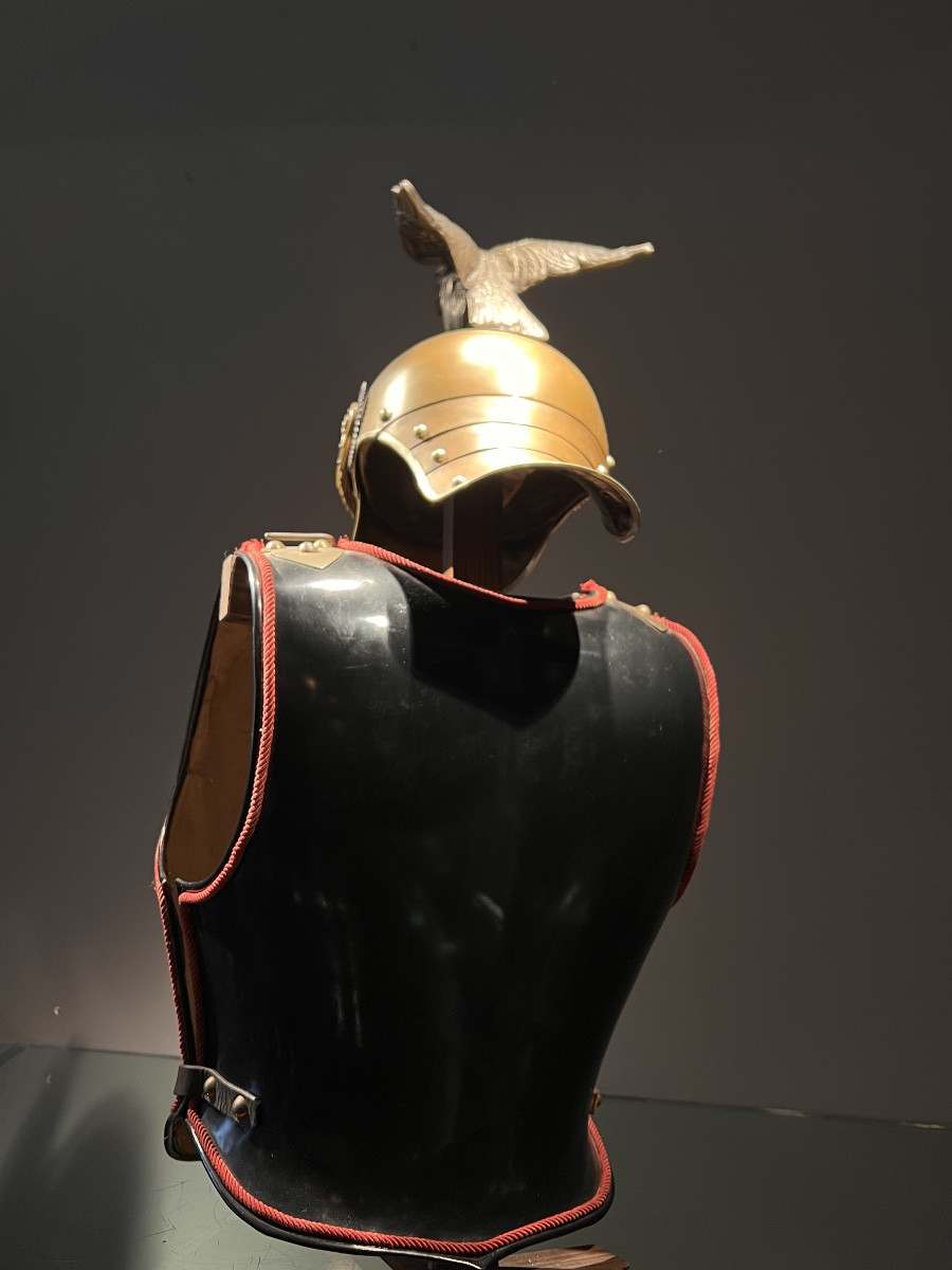 Casque mod. 1889  et cuirasse de troupe mod. 1897 de Garde du Corps Prussien, 1912.-photo-3