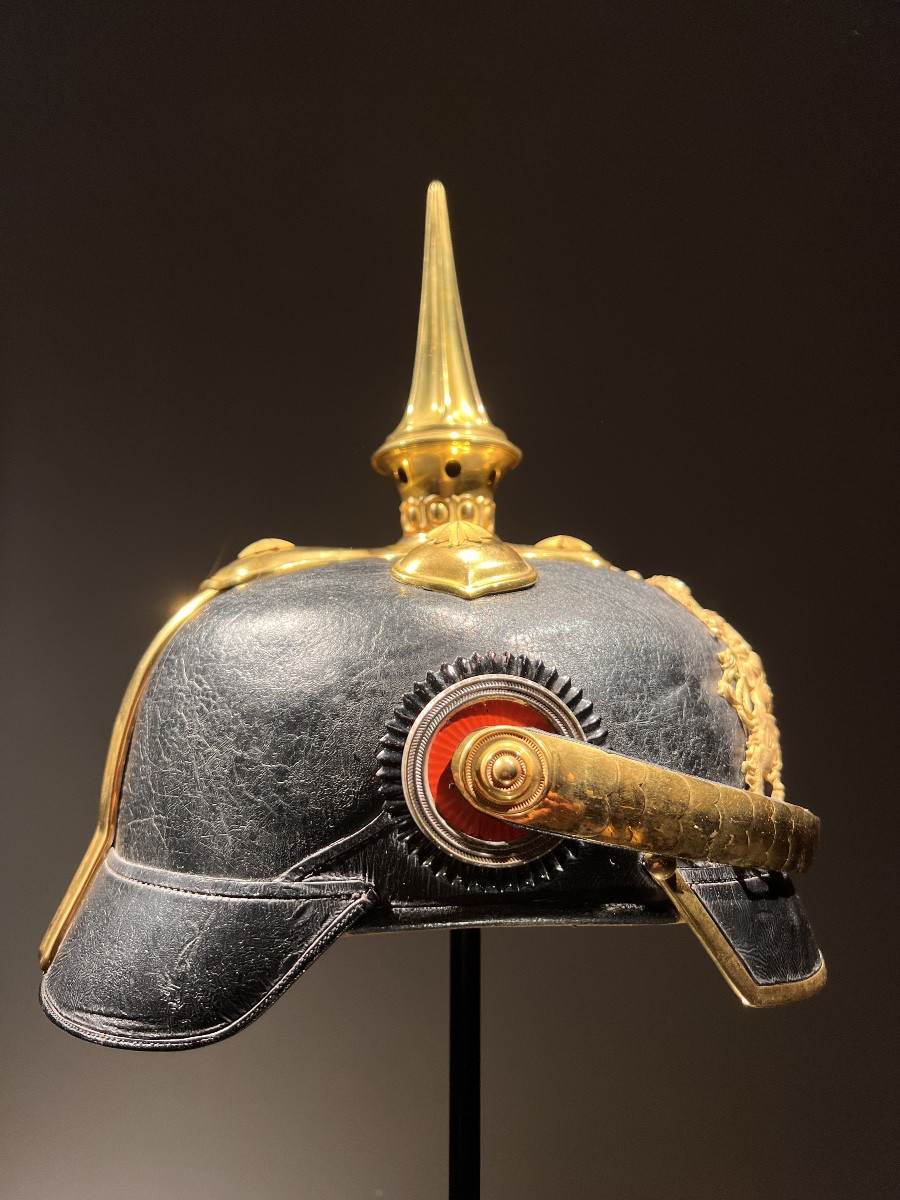 Bavarian Cavalry Officer's Helmet, Mod. 1896, Ca. 1910.-photo-2