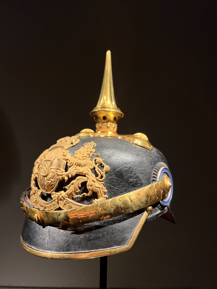 Bavarian Cavalry Officer's Helmet, Mod. 1896, Ca. 1910.