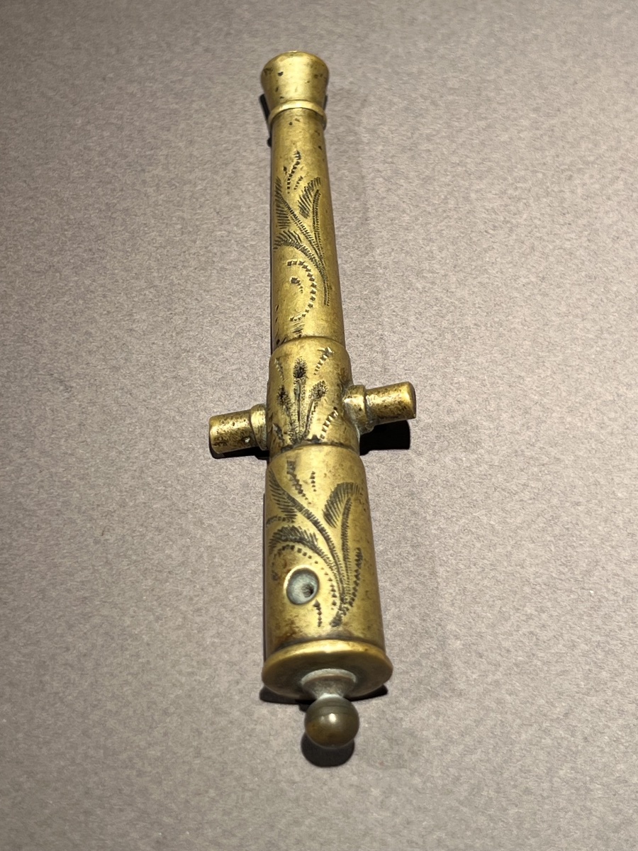 Small Bronze Signal Cannon, Late 18th Century.-photo-2