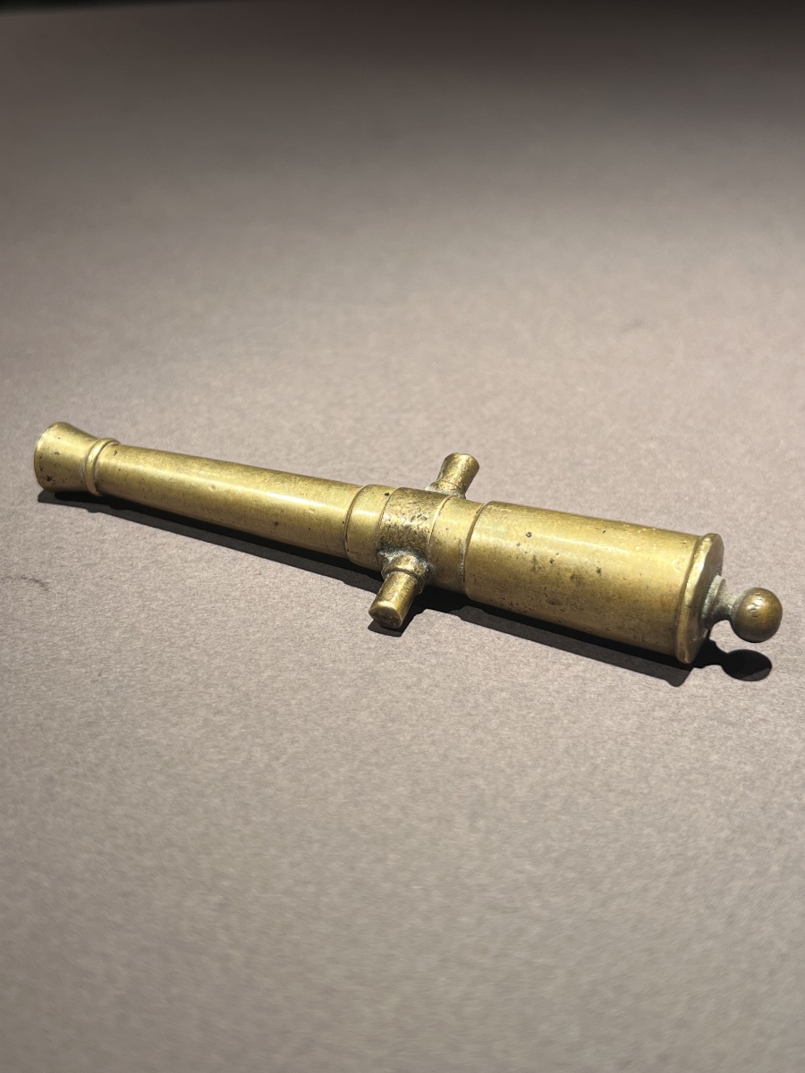 Small Bronze Signal Cannon, Late 18th Century.-photo-3
