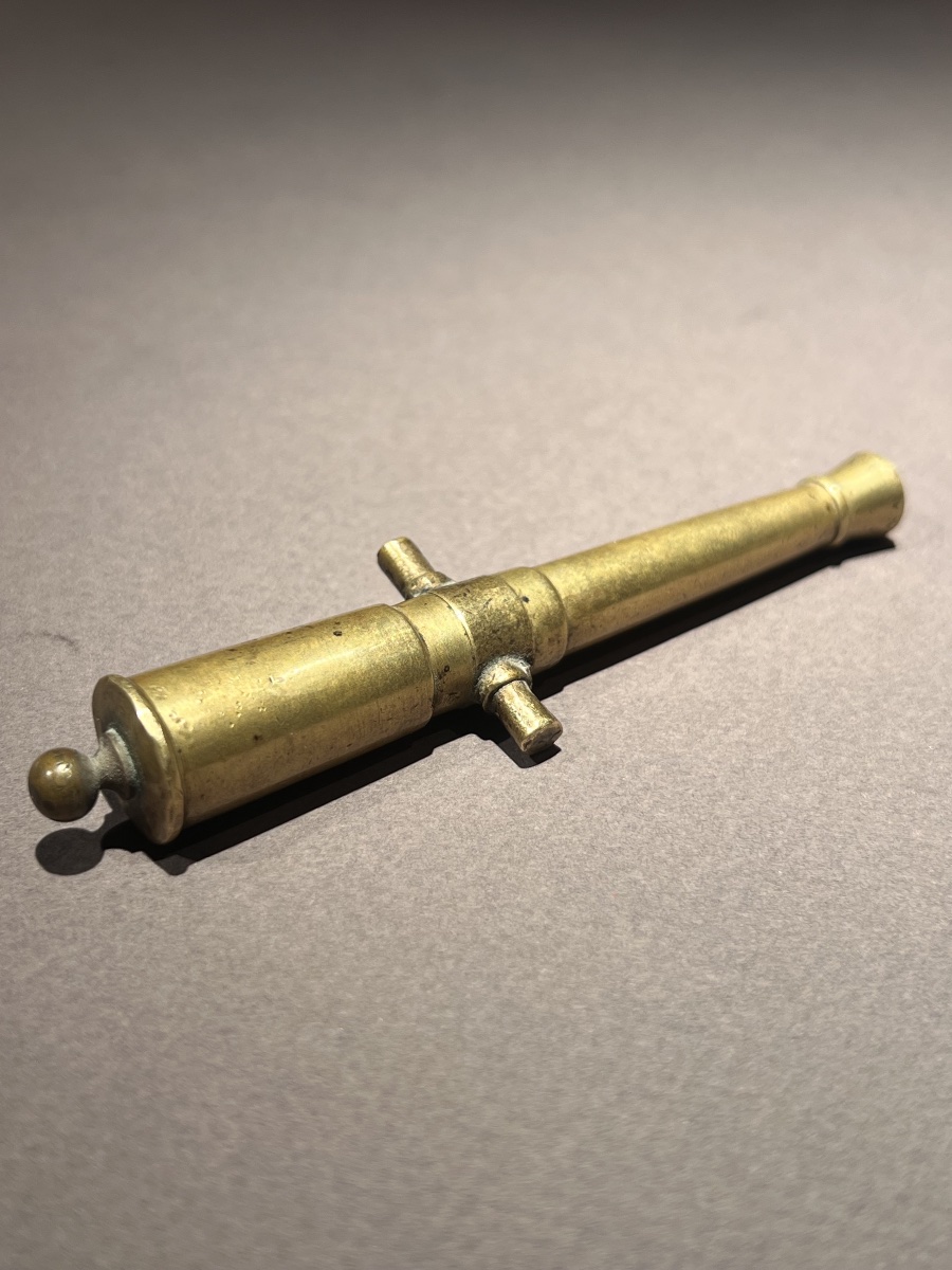 Small Bronze Signal Cannon, Late 18th Century.-photo-4