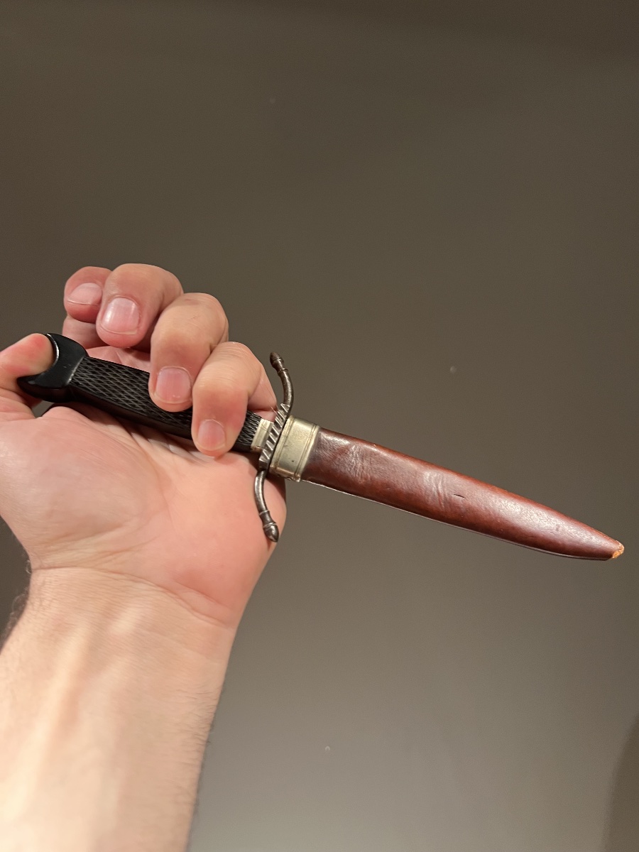 Small German Boot Dagger (stiefeldolch) From The Late 19th Century.-photo-3