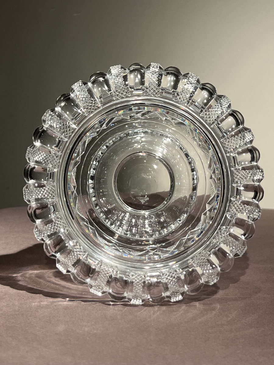 Bol a fleurs en verre taillé, Anglo-Irlandais, Waterford (?), ca. 1830-1840.-photo-4