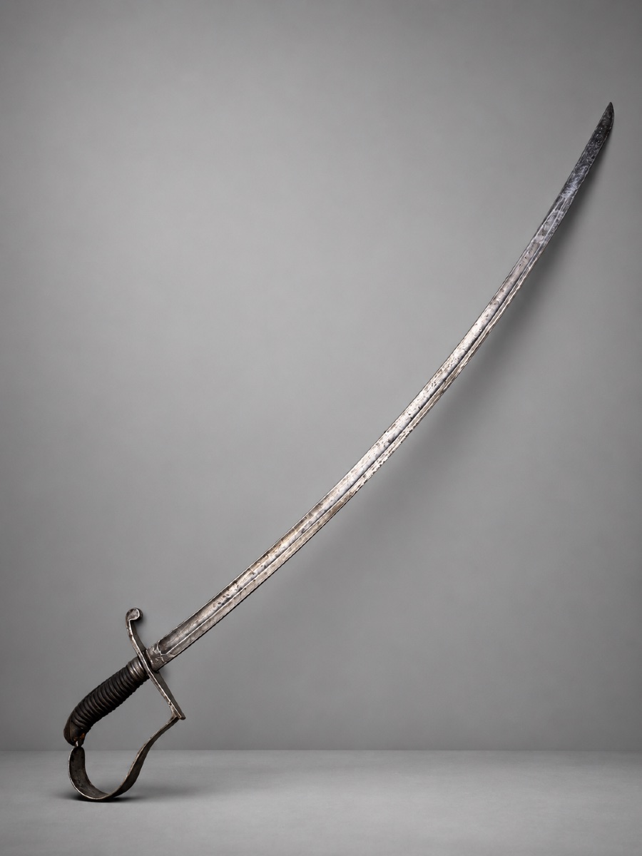 Austrian Infantry Saber, Model 1837, Signed "fischer."-photo-4