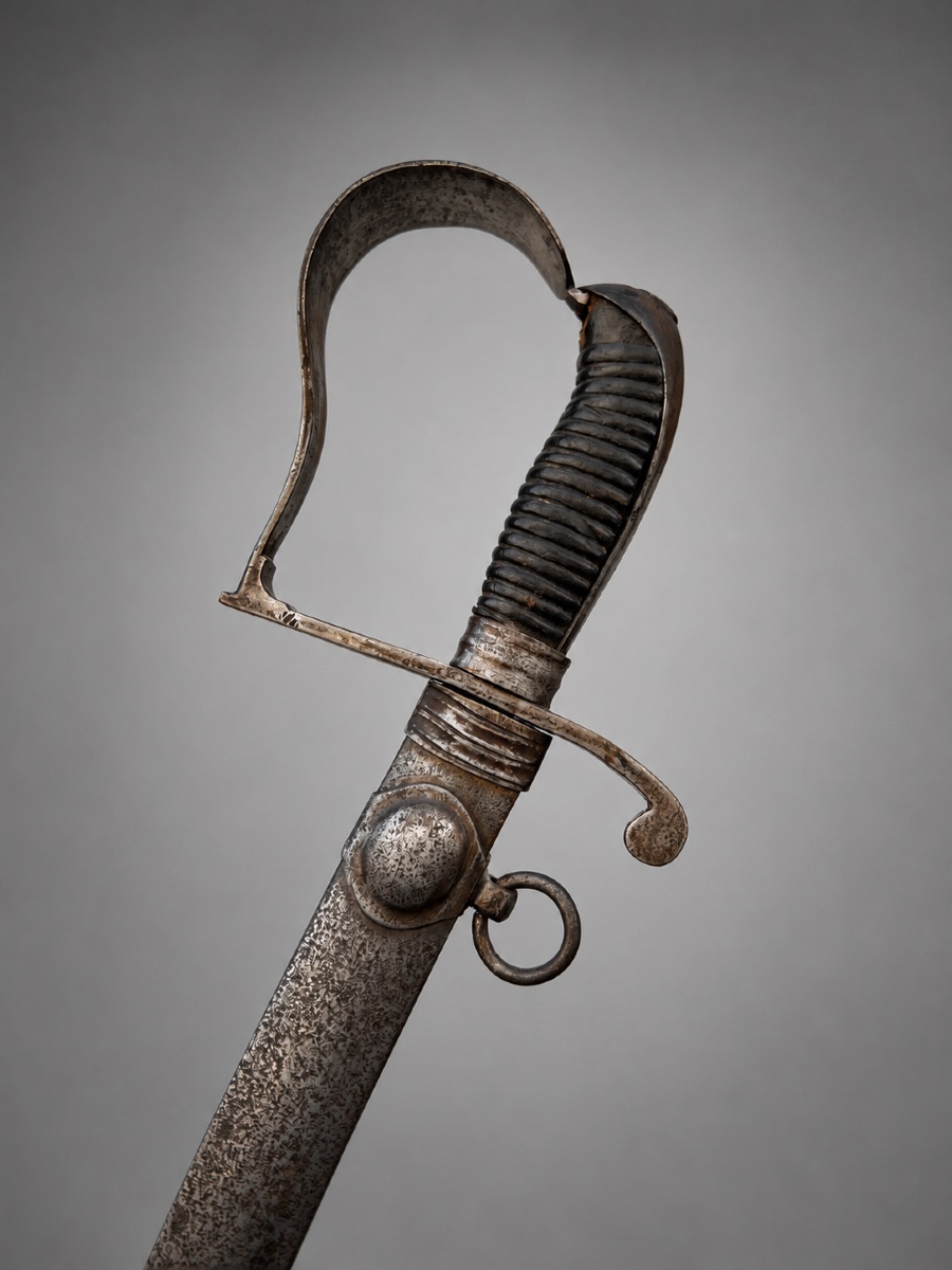 Austrian Infantry Saber, Model 1837, Signed "fischer."