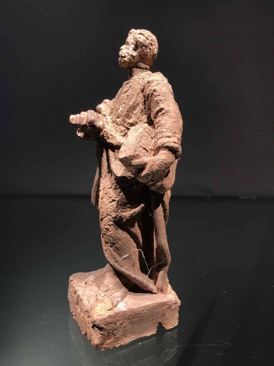 Sketch In Terracotta, The Apostle Paul, 18th.-photo-4