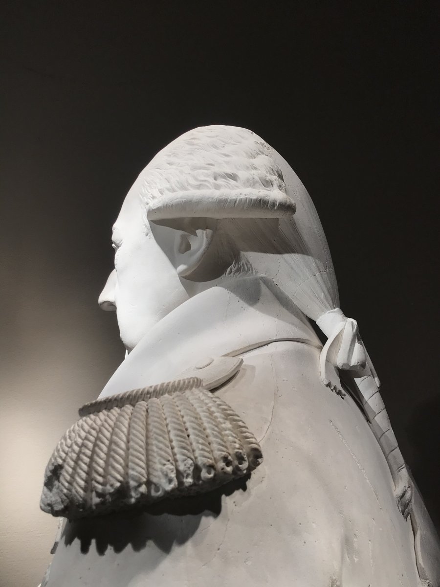 Plaster Bust Of Prince De Condé, Signed Louis Pierre De Seine, Circa 1814.-photo-3