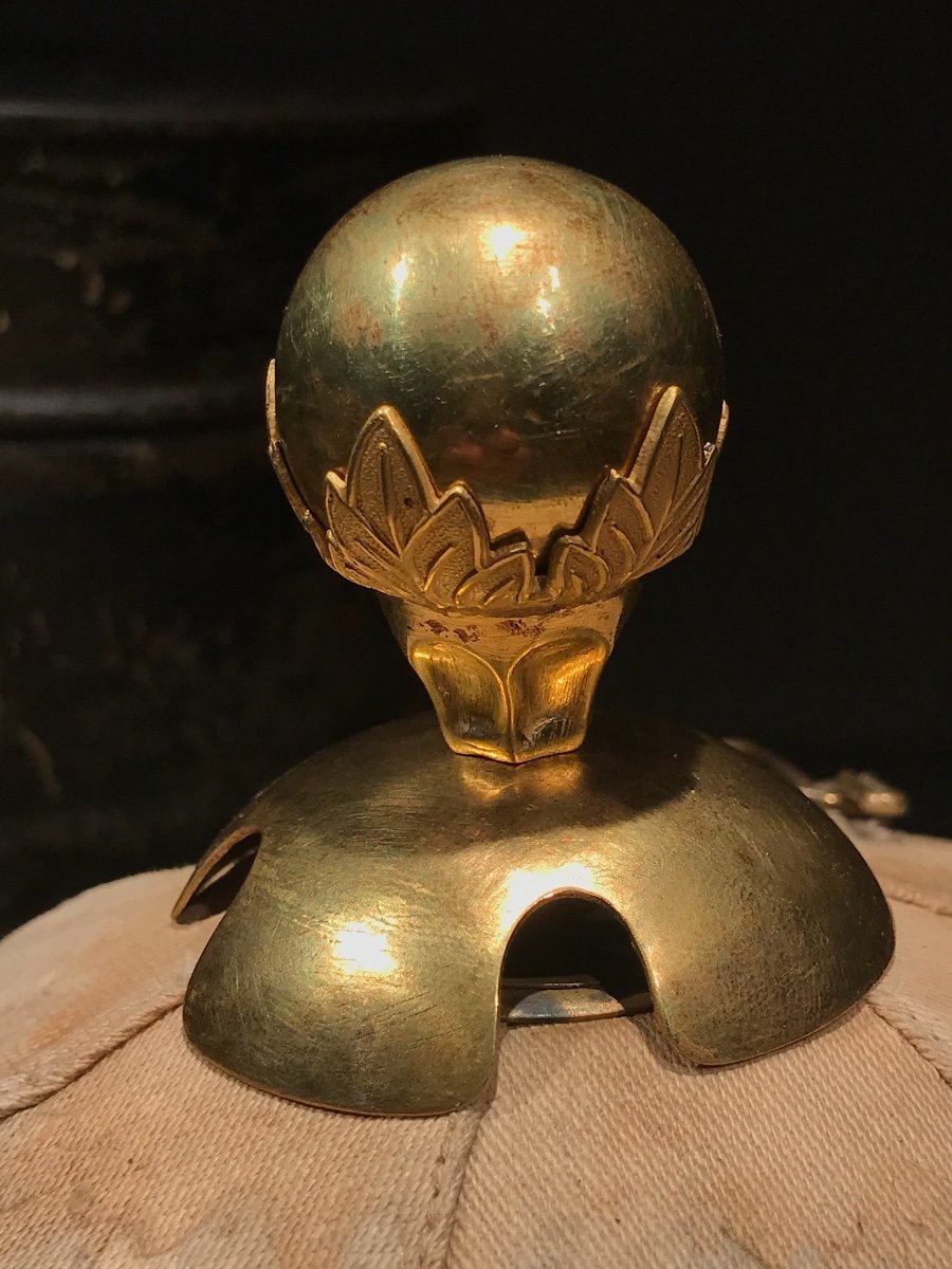 Helmet Of The Royal Canadian Artillery, Late 19th.-photo-4