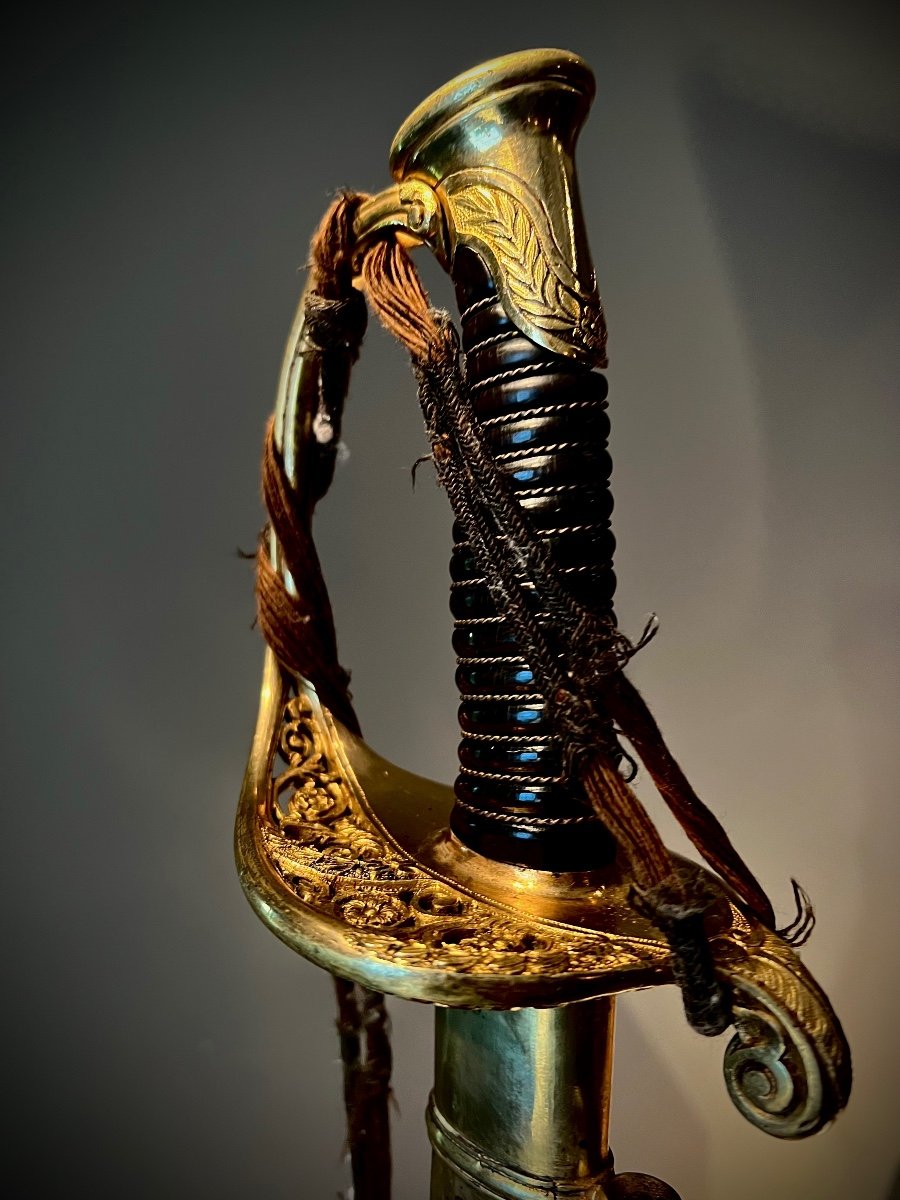 Infantry Officer's Saber, Model 1845, By Cauloux Ainé Et Cie In Klingenthal, France.-photo-3