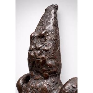 Louis Van Boeckel (1857-1944) (attributed To), Wrought Iron Crocodile, Late 19th Century.