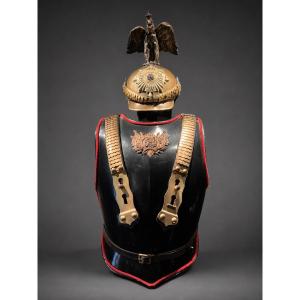 Casque mod. 1889 et cuirasse de troupe mod. 1897 de Garde du Corps Prussien, 1912.