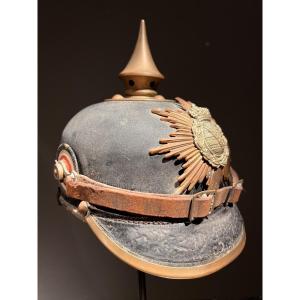 Saxon Infantry Troop Pickelhaube Model 1885, From Königl.sächs.16.inf.-regt.nr.182.
