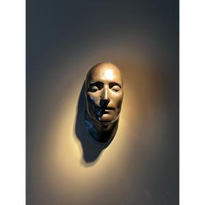 Mortuary Mask Of Napoleon 1, Bronze, After F. Antommarchi, France, Circa 1848.