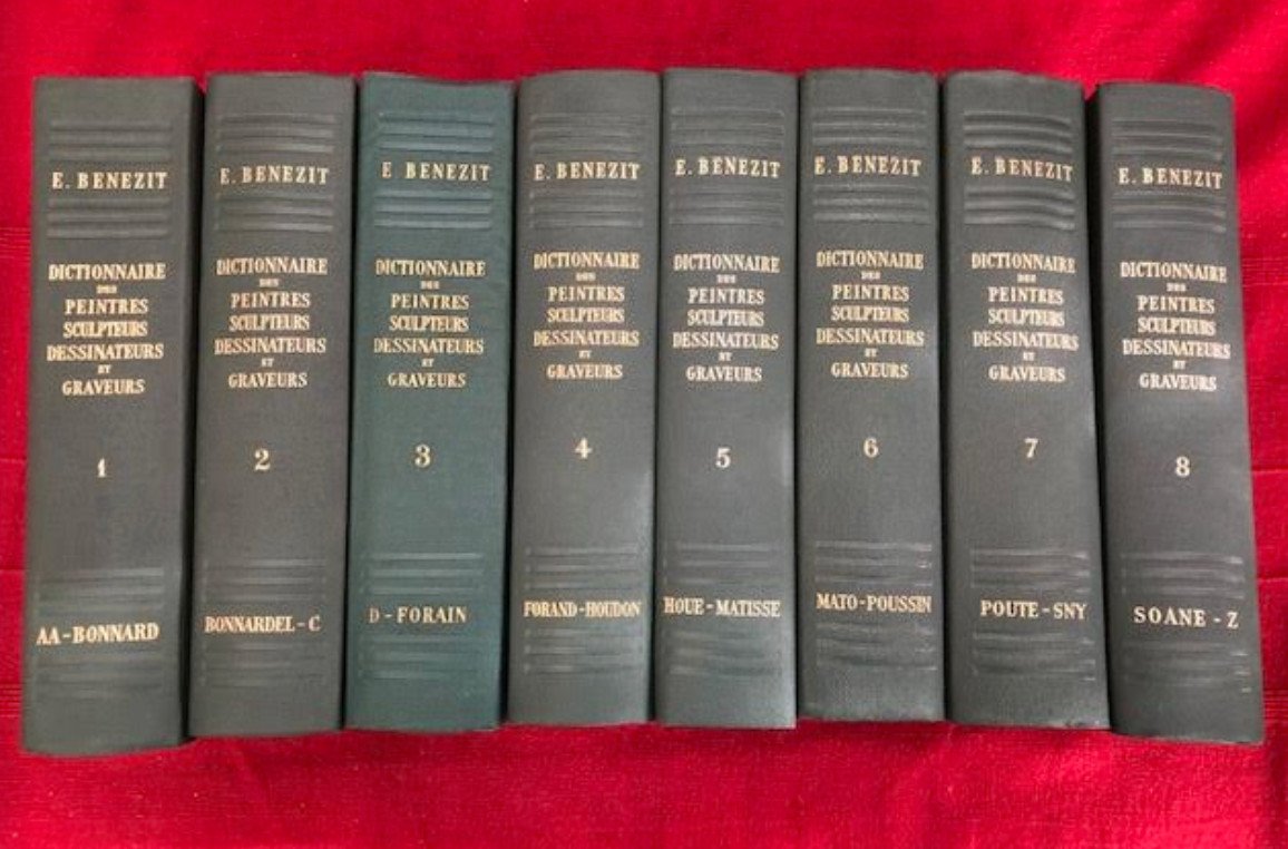 Benezit Dictionary Of Painters Sculptors Draftsmen Engravers 8 Volumes-photo-2