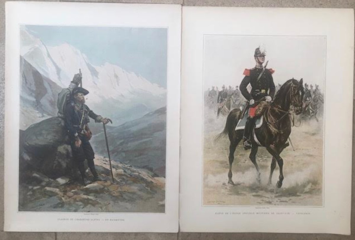 Armee Francaise  par Edouard  Detaille  56 planches-photo-4