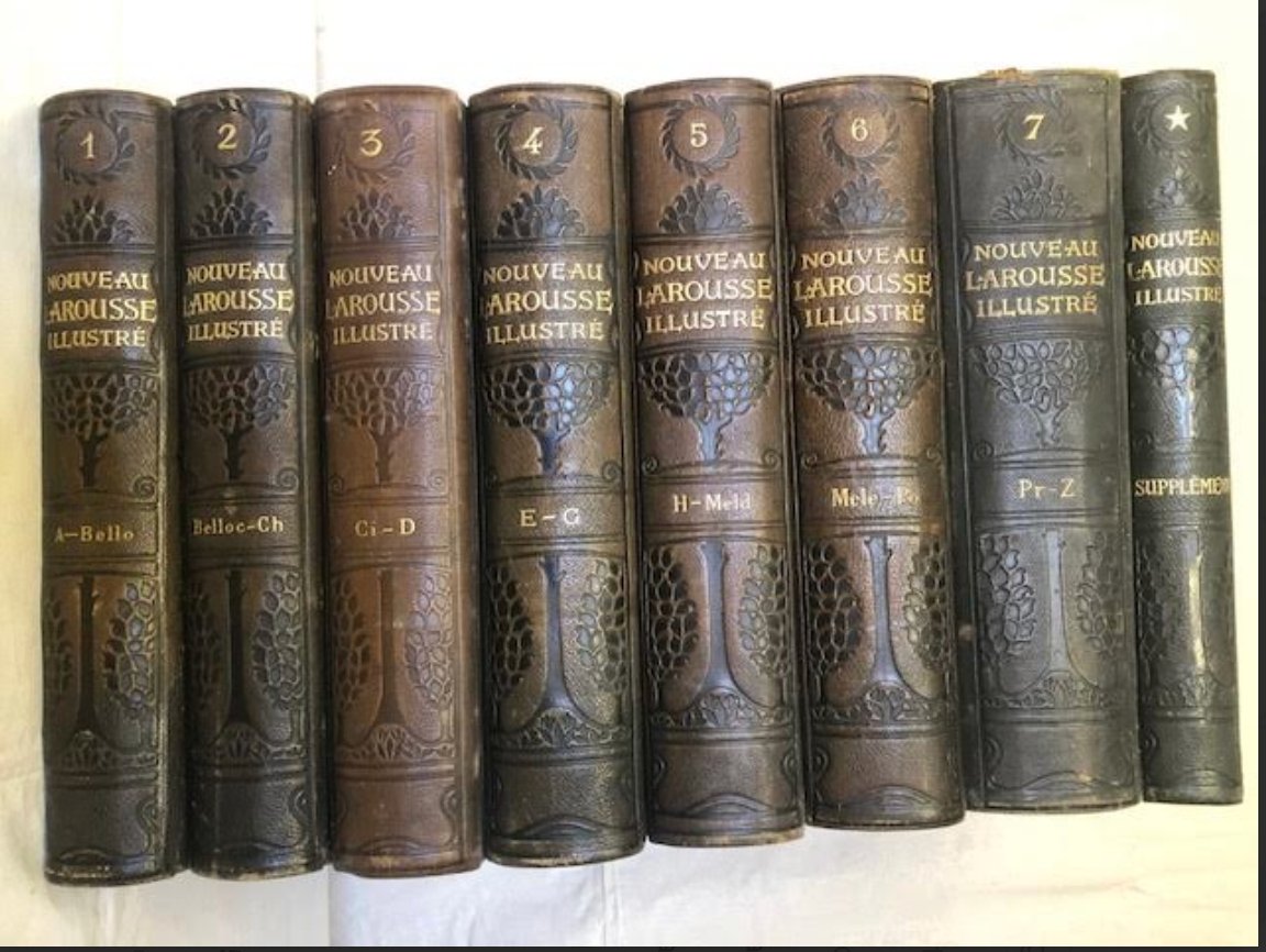 Nouveau Larousse illustre   7 Volumes  et 1  Supplement-photo-2
