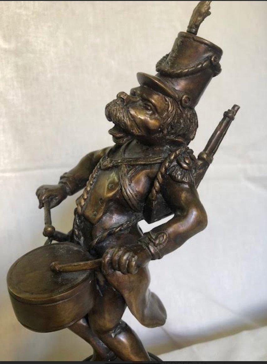 CHIEN    Militaire  au Tambour-photo-4