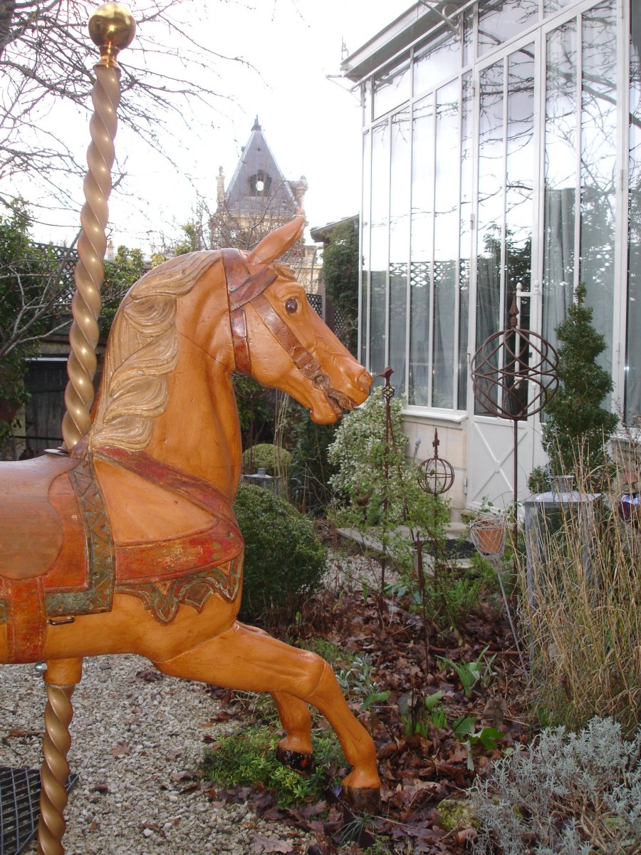 Cheval De Manege  Heyn   Sauteur  No 25  Barre De Laiton-photo-1