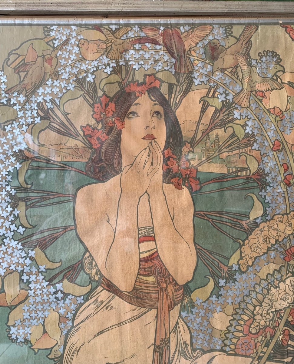 Alphonse Mucha Poster Lithograph-photo-2