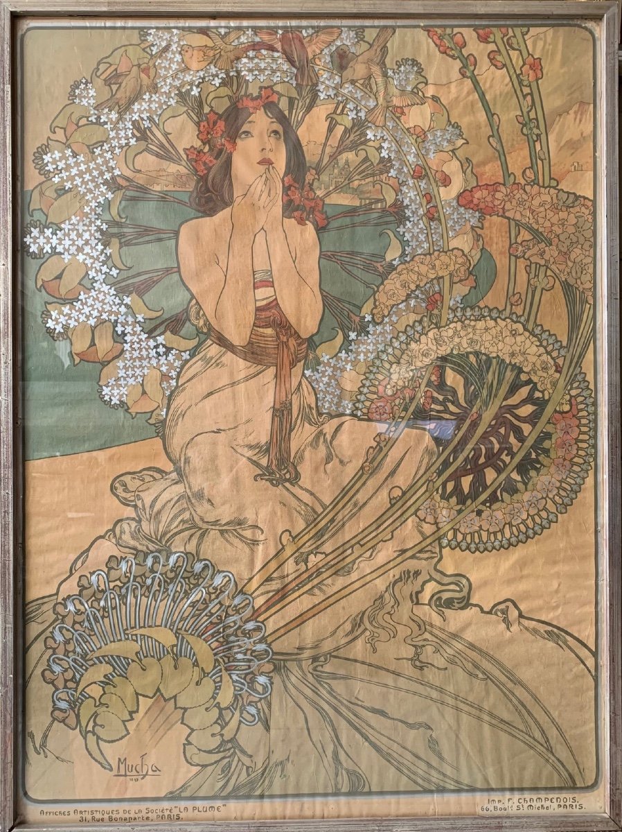Alphonse Mucha Poster Lithograph