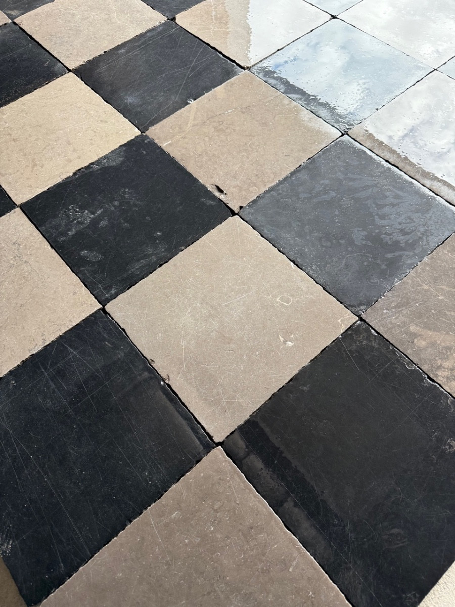 Sol à damier Basècles et Vinalmont - XIXe-photo-1