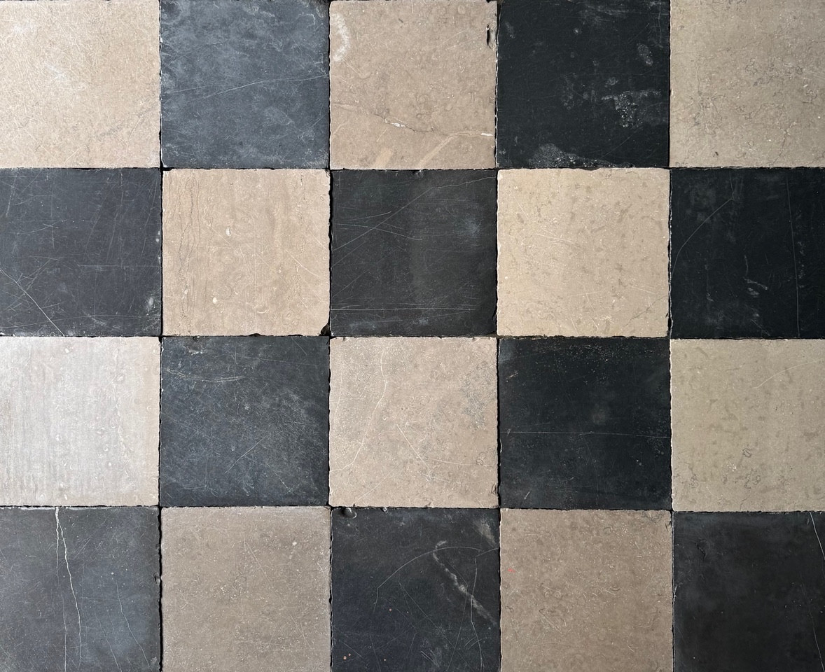 Sol à damier Basècles et Vinalmont - XIXe