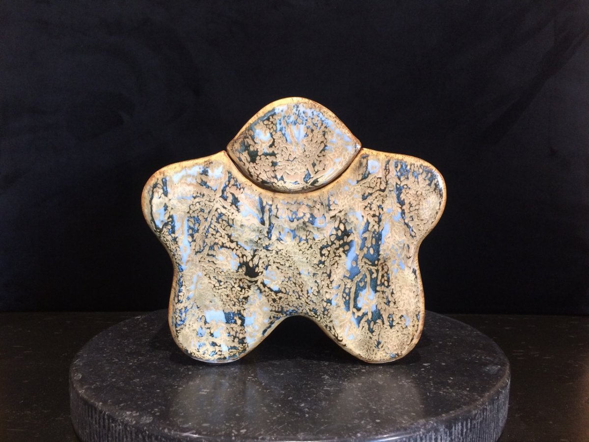 Enamelled Ceramic Box -photo-3