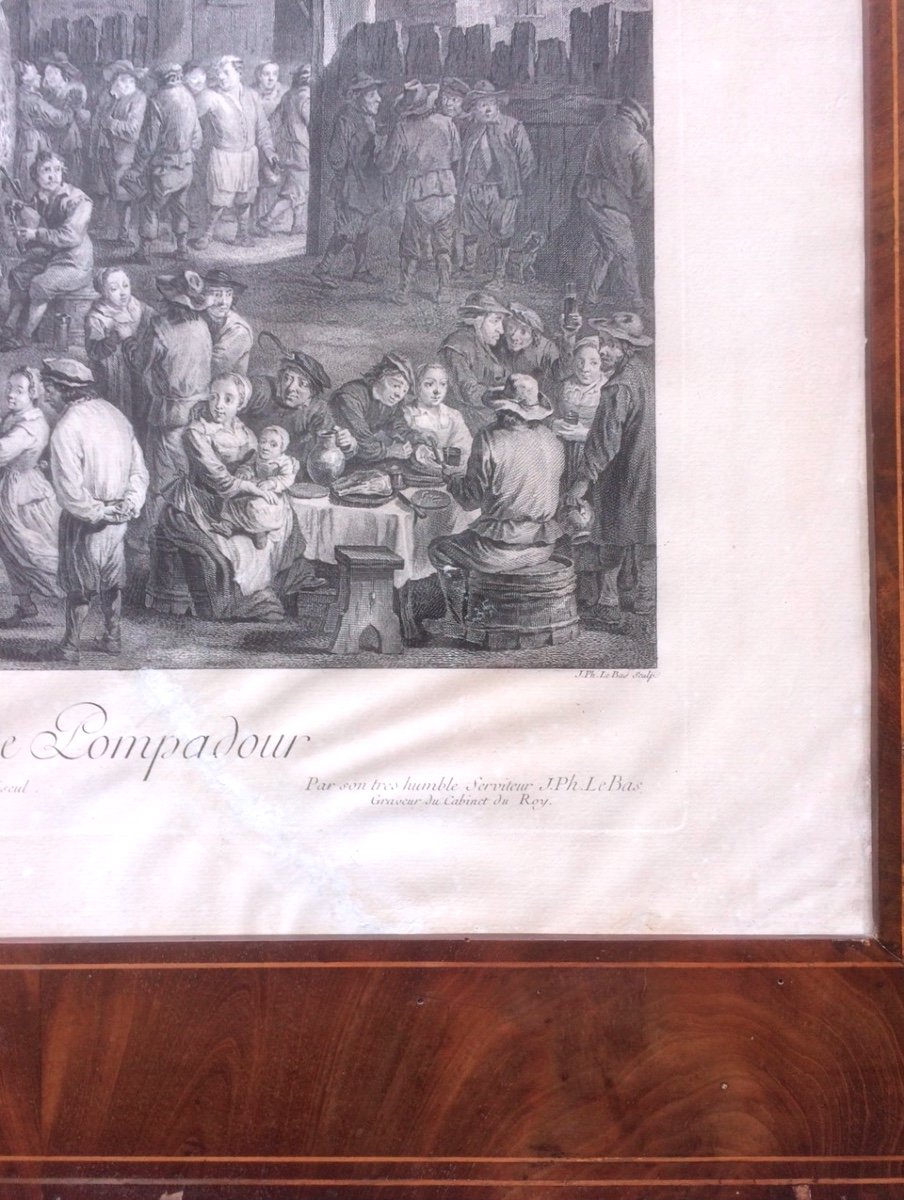 Gravure Teniers - Le Bas - Les Fêtes Flamandes-photo-4
