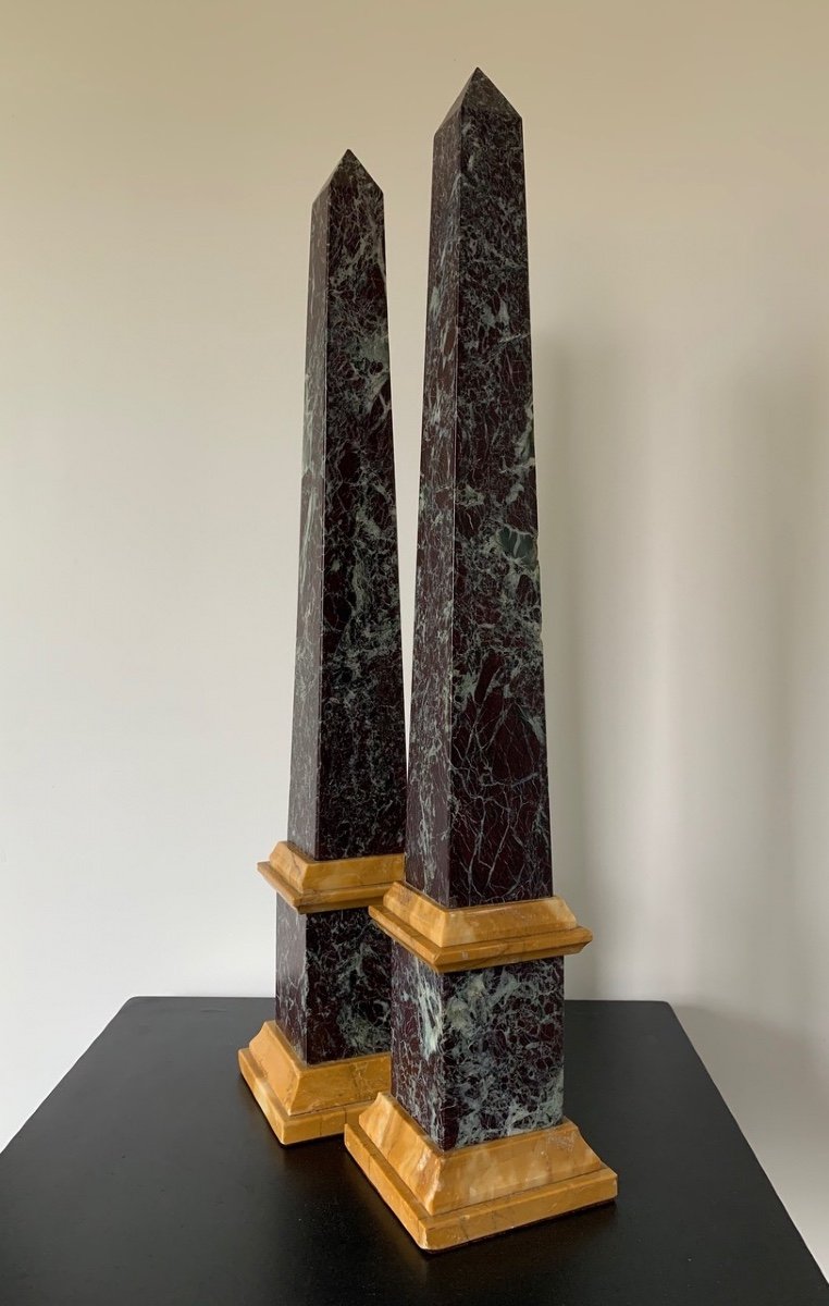 Pair Of Marble Obelisks-photo-3