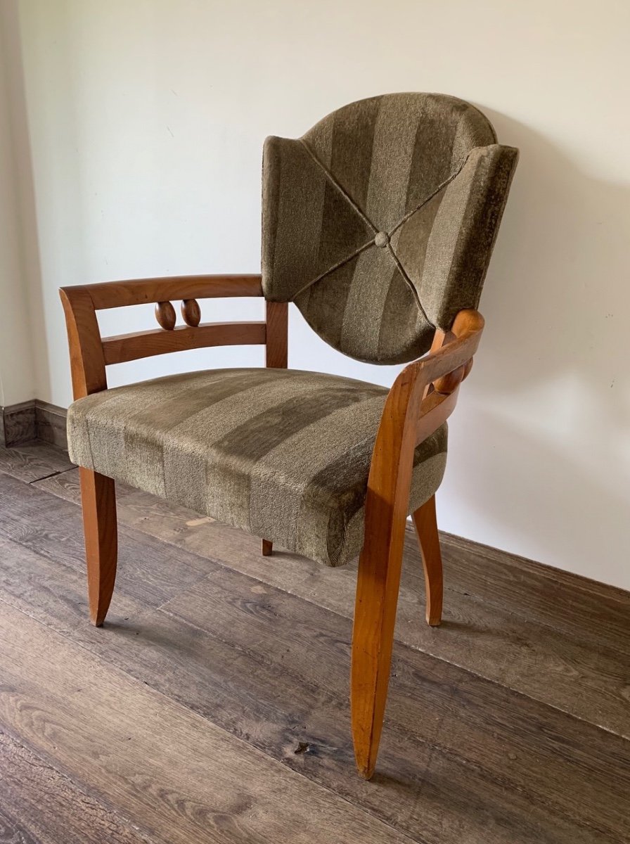 Pair Of Arbus Armchairs-photo-4