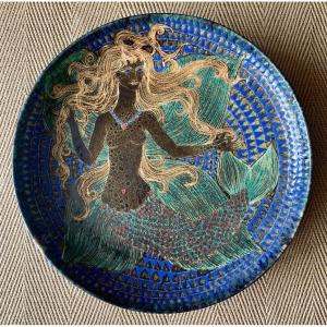 Jean-Claude Taburet - Plat - Céramique - Poterie